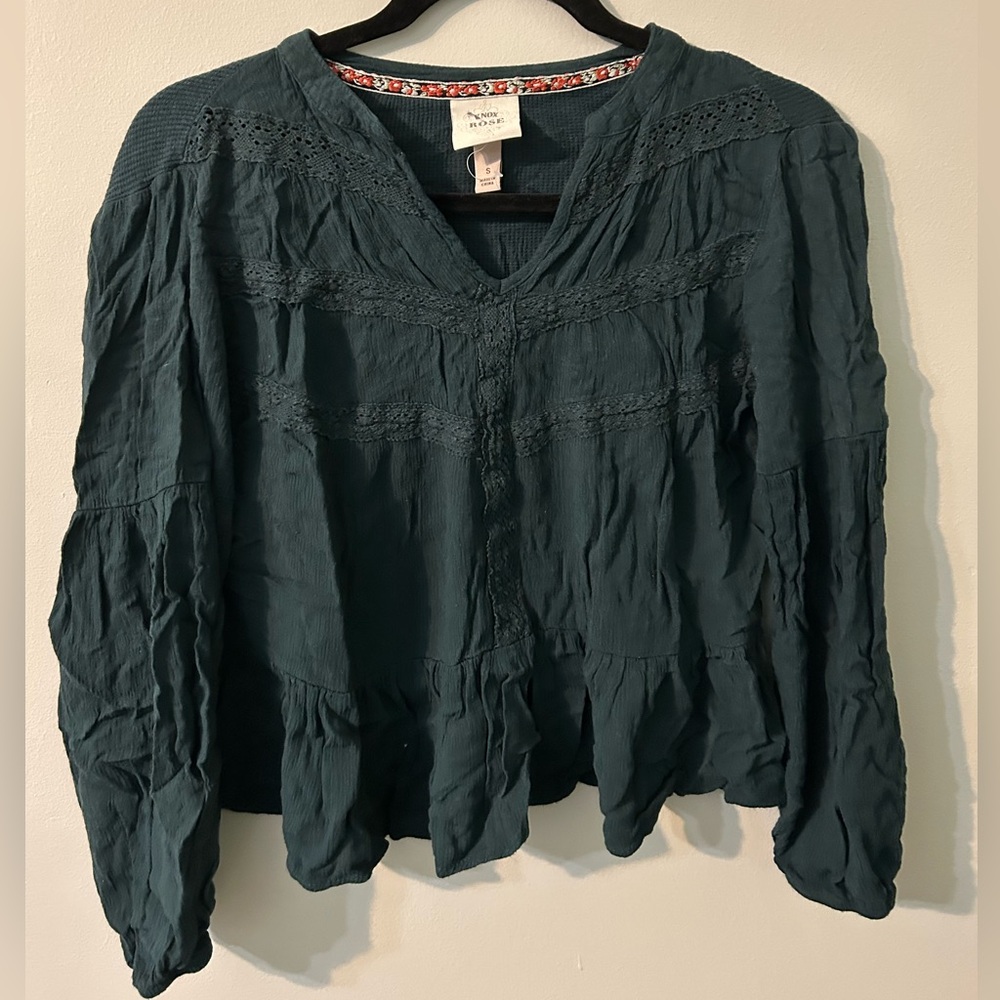 Dark Green Women's Top